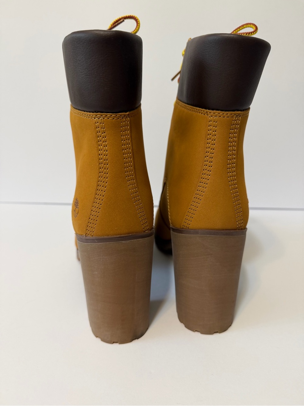 NEW Timberland Women Allington mid Brown Leather Ankle Boot OrthoLite US10 Wheat - Picture 6 of 14